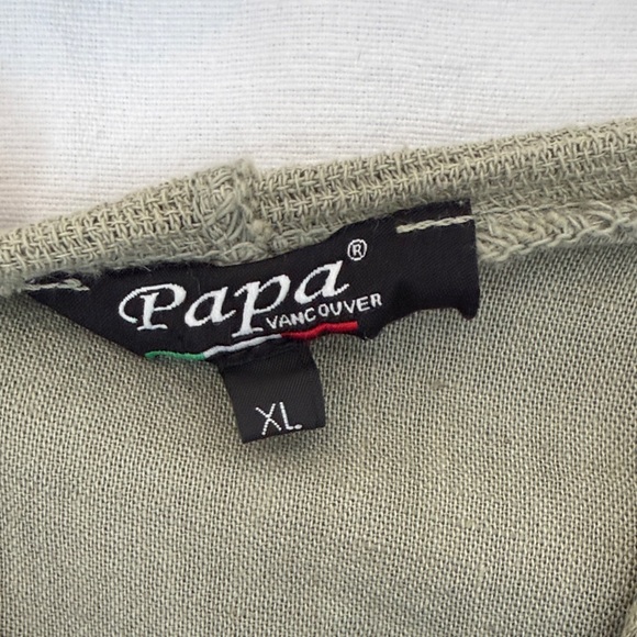 Olive Green Button-Front Tunic - Picture 2 of 3